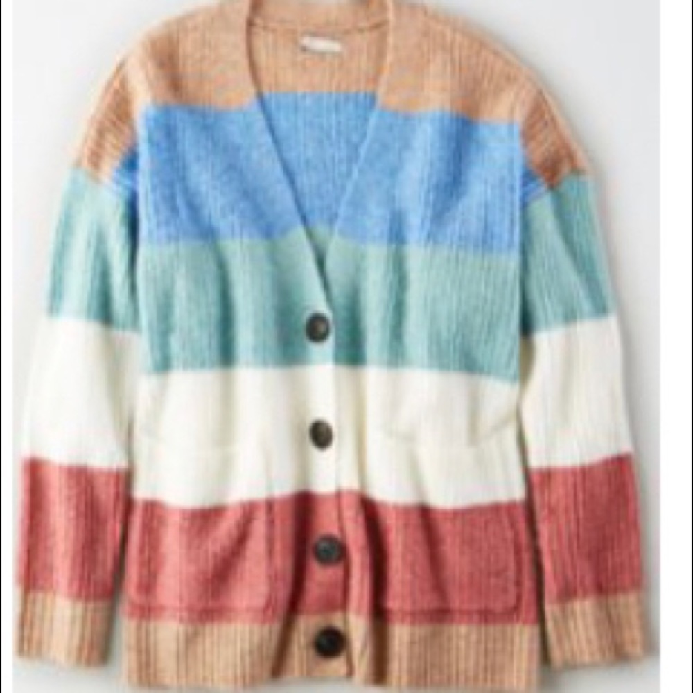 American Eagle button up cardigan NWOT